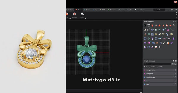 آموزش matrixgold طراحی طراحی مدال طرح کلاسیک با clayoo